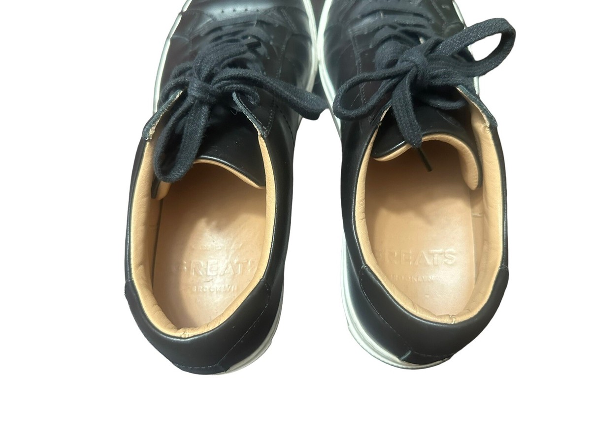 Greats Brooklyn The Royal black fine Italian leather  display picture 2
