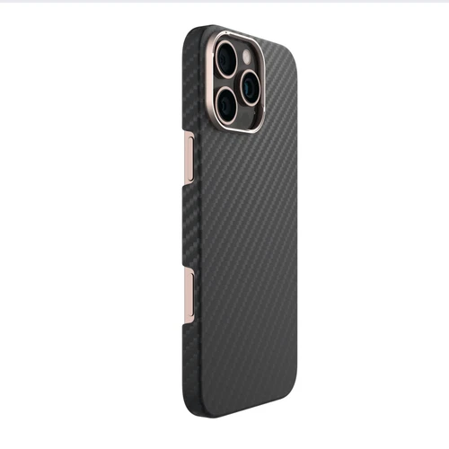 Carbon Fiber Ultra Slim MagSafe Case Cover for iPhone 16/16pro/16pro max/16 plus - Picture 7 of 8