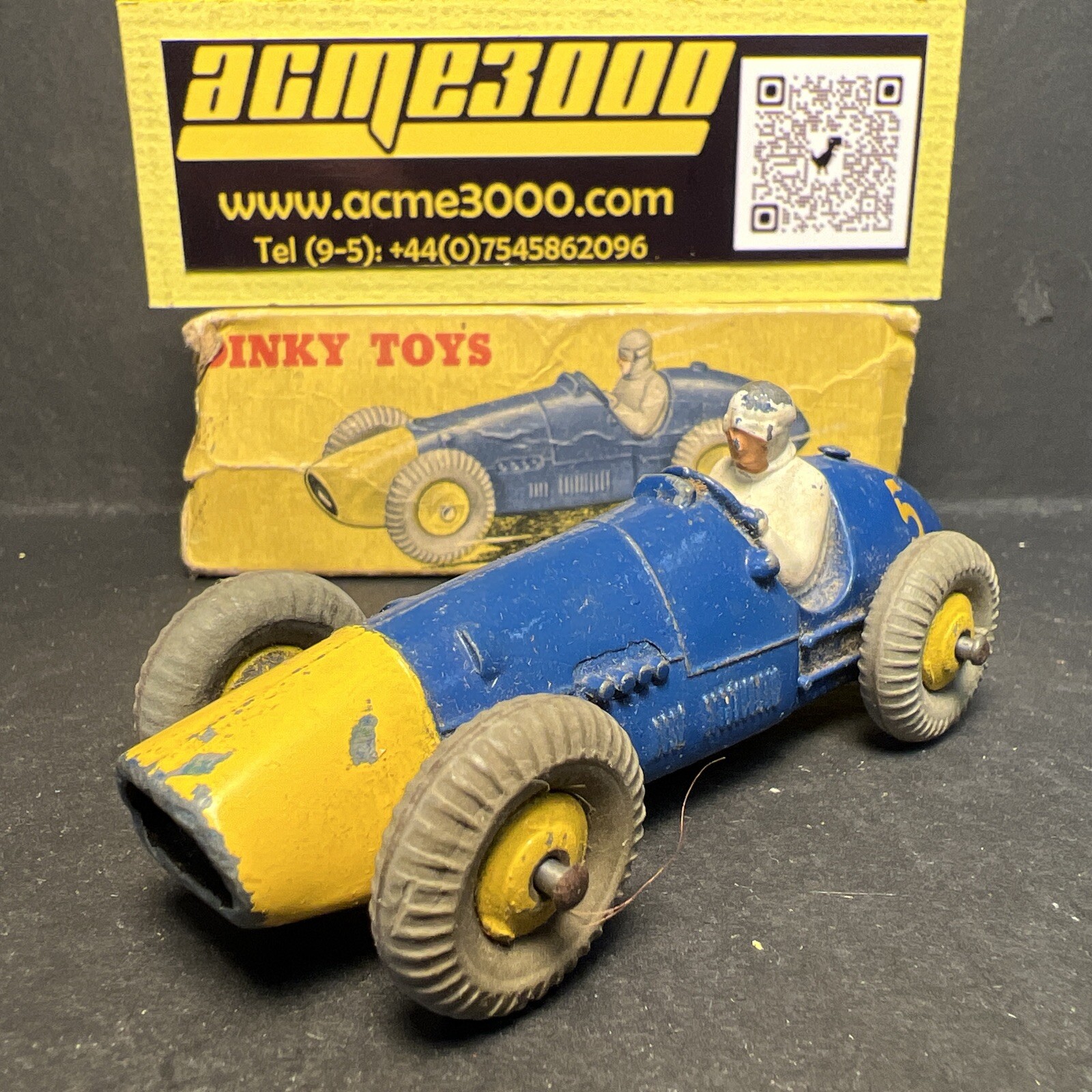 Lot 176 - A DINKY No 23h Ferrari Racing Car - blue