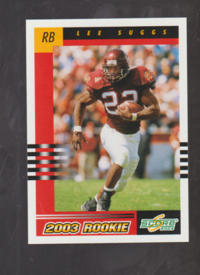 2003 Score #284 Lee Suggs RC, Virginia Tech Hokies | eBay