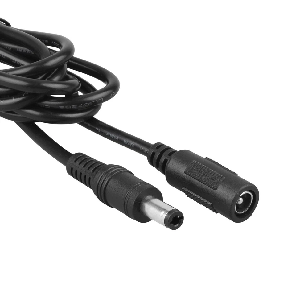 6ft 5.5 x 2.5mm DC Power Jack Male to Female Extension Cable Cord Lead Plug D2W8 - Image 3 of 4