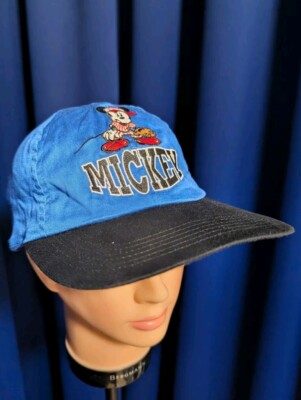 Vintage 80s Micky Maus Cap Mickey's World Disneyland Snapback Rare Odd Style y2k