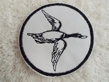 Flying Canadian Goose 3-1/2" Embroidered Iron-on Patch E39 