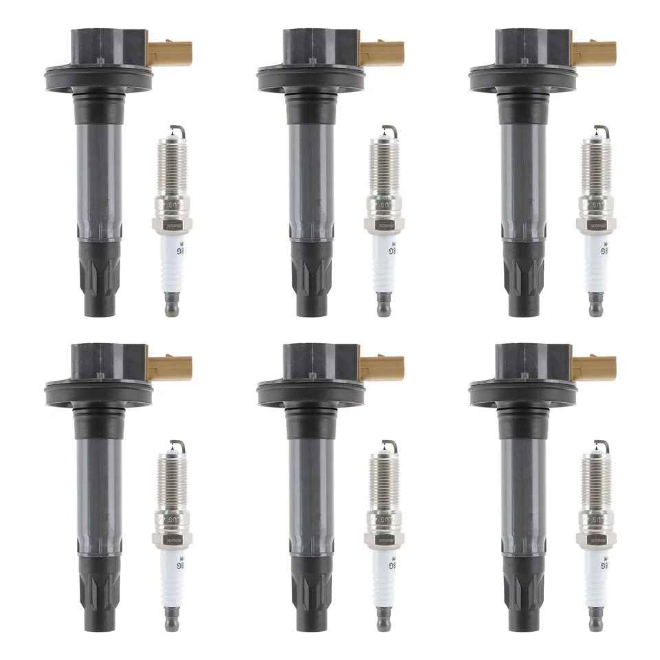6X OEM Ignition Coil & 6X Iridium Spark Plugs For Ford F-150 Transit 3.5L UF646 - Image 2 of 4