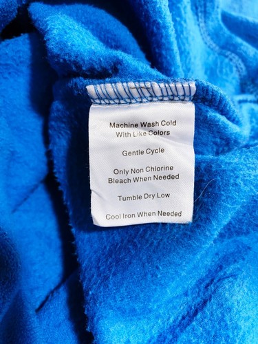 Boy Scouts Of America Adult Fleece 1/4 Zip Pullover Size L Blue Long Sleeve - Picture 10 of 10