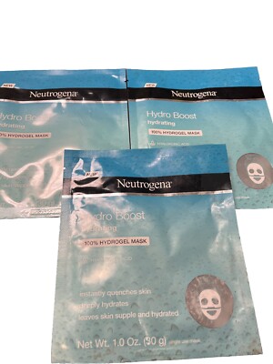 Neutrogena Moisturizing Hydro Boost Hydrating Face Mask - 1oz 3 Pack