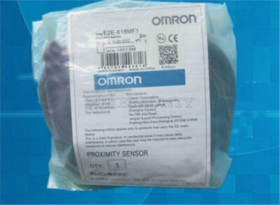 New 1Pcs Omron E2E-X18MF1 12-24VDC Proximity Switch Plc Module ba