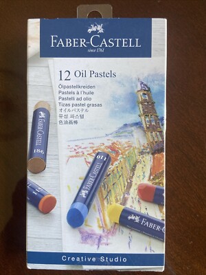 Faber-Castell Graphite 12 Oil Pastels Creative Studio Vibrant Colors