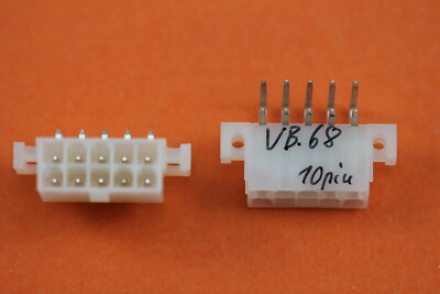 VB-68 Molex Mini Fit Jr Buchse Kontakte 10 pol Winkel 90° 10pin mänlich Buchse 