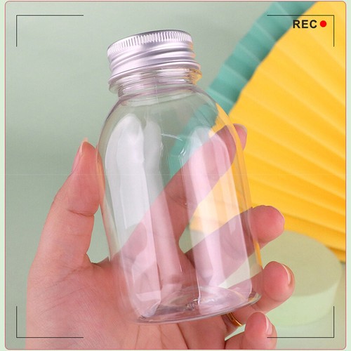 20pcs 250ml Reusable Plastic Juice Bottles 38mm Caliber Clear Beverage Container - Picture 8 of 16