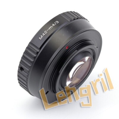 Focal Reducer Speed Booster Adapter M42 Lens to Micro 43 GX8 G7 GF7 E-M10II E-M5