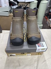 Keen Utility Mt. Vernon 6  MET Waterproof Boots Steel Toe Men  s Sz 13 EE