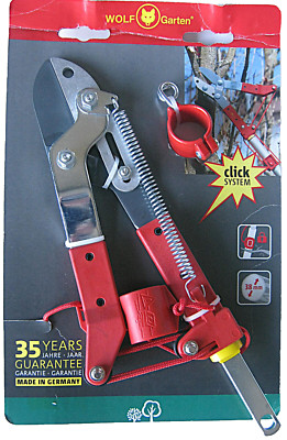 Wolf Garten Multi Star RC-M Amboss Baumschere bis zu Ø 38 mm Astschere