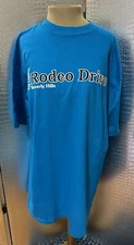 Ted Lapidus Rodeo Drive Tee Shirt Vintage Style Size XL