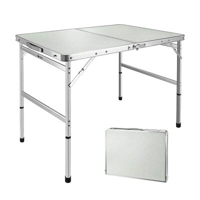 VILLEY Folding Camping Table, Portable Lightweight Outdoor Table with Aluminu...