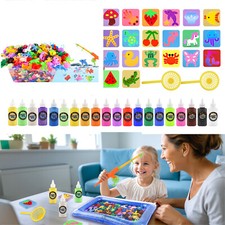 Magic Water Elf Toy Kit 20 colors 60ml Capacity Water Elf Set 20 Shape Molds