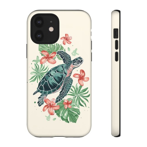 Tropical Turtle Island Flower Phone Case for iPhone, Samsung Galaxy, Pixel - Picture 79 of 175