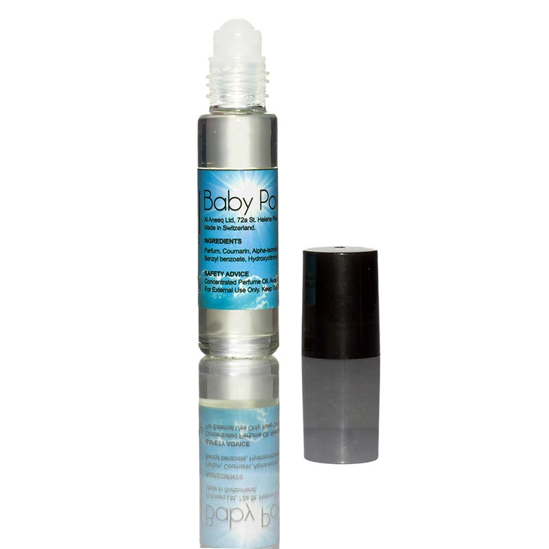 Baby Powder Perfume Oil by Al Aneeq - Long Lasting pillow-soft light Aroma 10ml