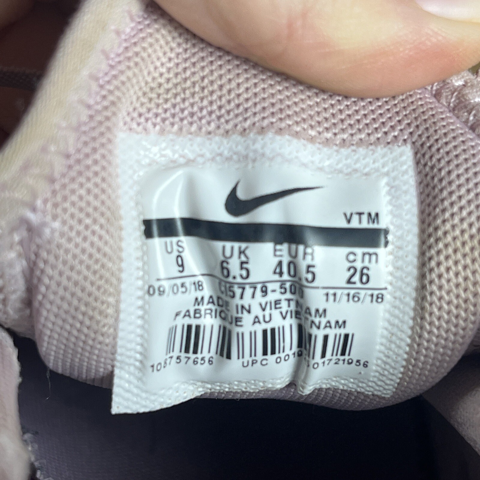 Nike Air Max 270 Womens Size 9 Running Shoes Rose Gold Plum CI5779-500