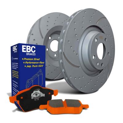 EBC S8KF1299 Orangestuff Front Brake Kit 2015 2021 F-150 2017 19 Optima