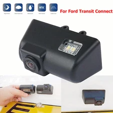 HD Waterproof Reversing Rear View License Plate Camera For Ford Transit Connect