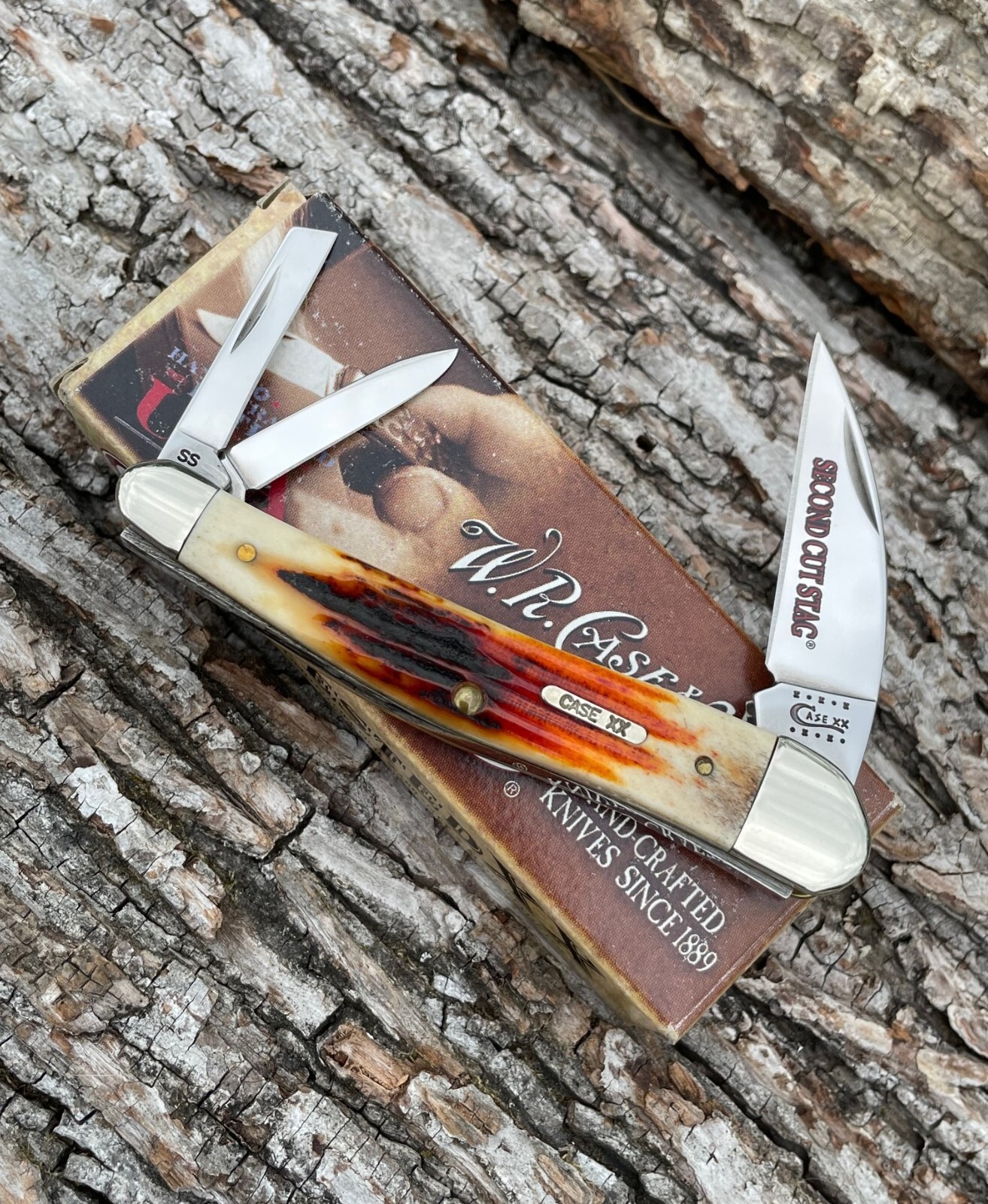 CASE XX * SFO 2010 2nd CUT RED STAG SEAHORSE WHITTLER KNIFE KNIVES eBay