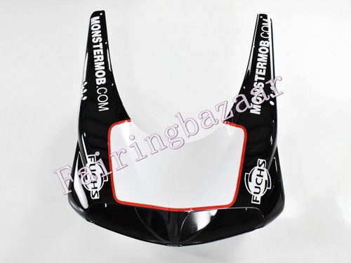 Fit for 1996-2002 Ducati 748/996 Black Red Monstermob ABS Injection Fairing Kit - Picture 2 of 6