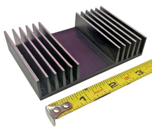 Aluminum Cooler Thermal Heat Transfer Ribbed Heat Sink Temperature Regulation