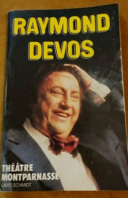Programmheft 1983 Zur Theater Montparnasse Raymond Devos Bildhauer Daniel Druet
