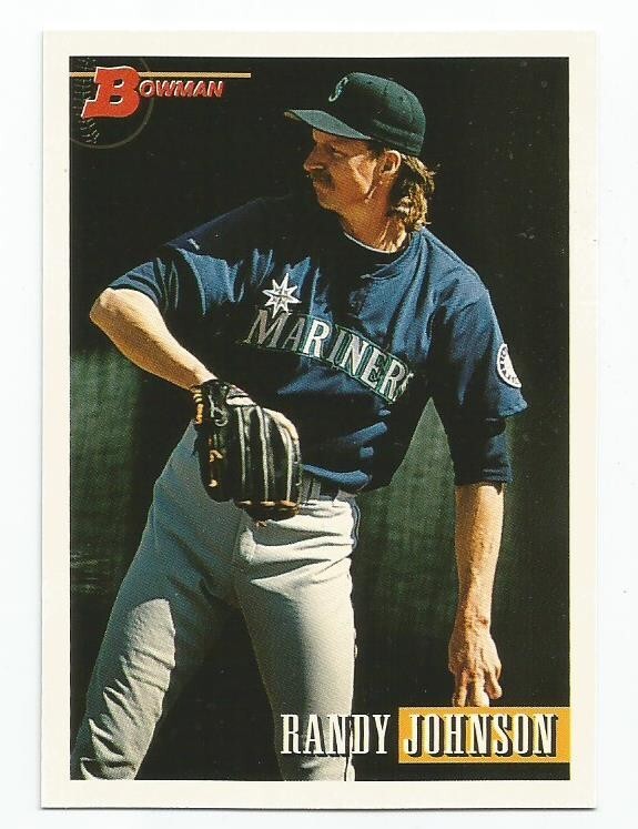レア インディRandy Bowman Introducing... CD RANDY JOHNSON 1993 BOWMAN CARD MINT CONDITION | eBay
