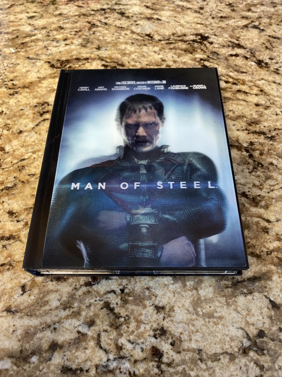 Man of Steel Target Lenticular 2 Disc Blu-ray Digibook for sale