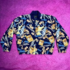 Vtg Liz Claiborne Sport 90  s Y2K Tennis Club All Over Print Jacket Women M