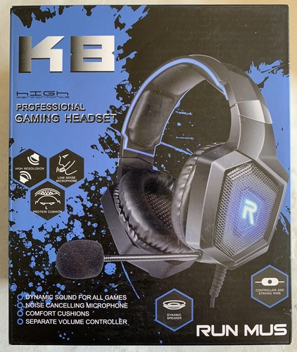 RUN MUS K8 Stereo Gaming Headset for 