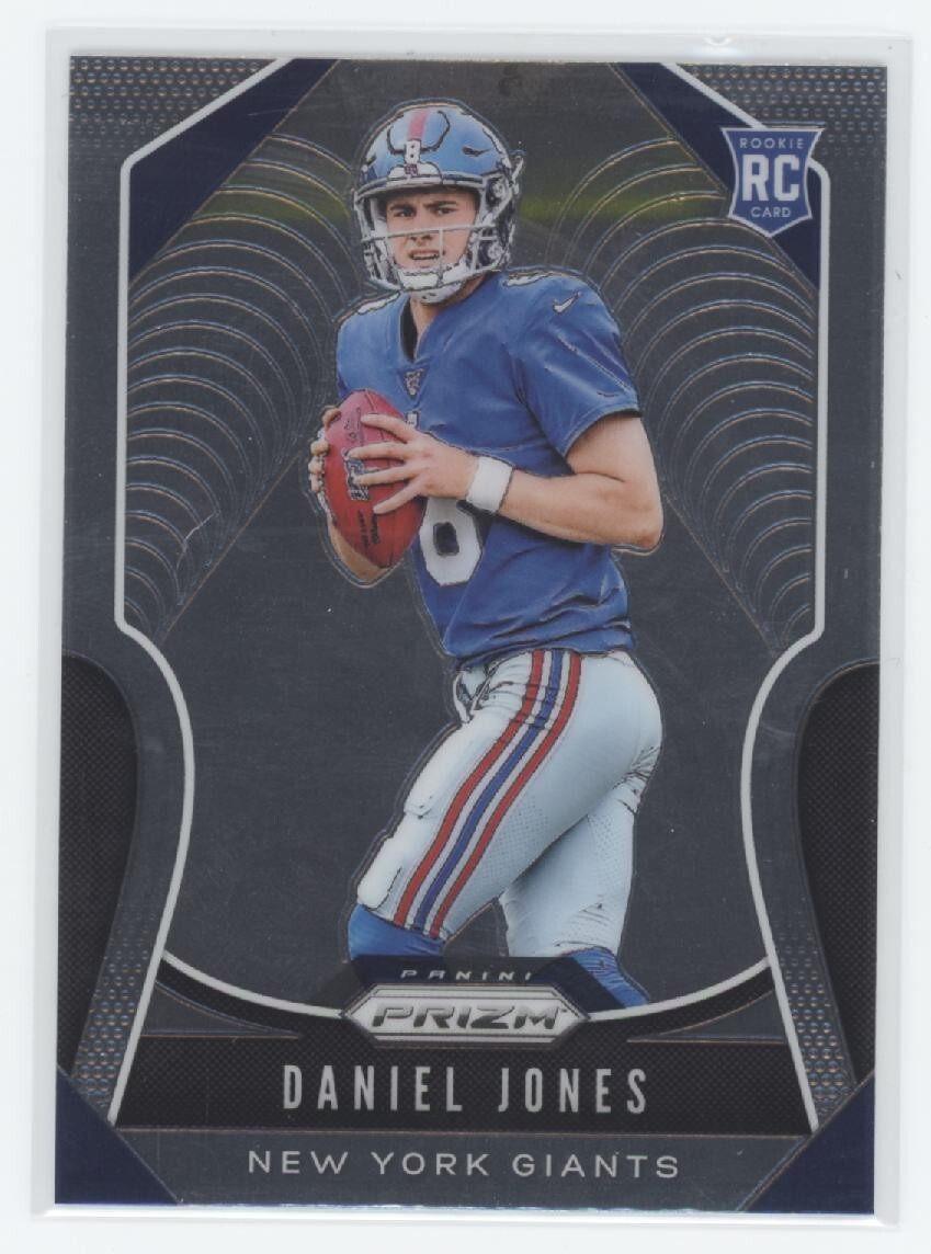 Daniel Jones 2019 Panini Prizm ROOKIE CARD RC #302 New York Giants