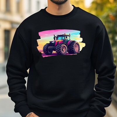 Traktor Vaporwave Sweatshirt Cosy and Perfect for Any Occasion S to 4XL