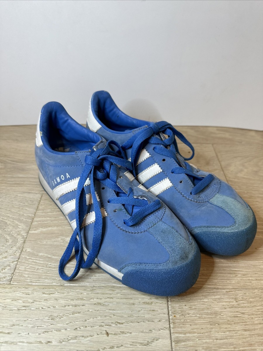 送料無料 新品  ORIGINALS SAMOA 28 GRN Adidas Originals Samoa Nubuck Leather Blue Cloud White | eBay