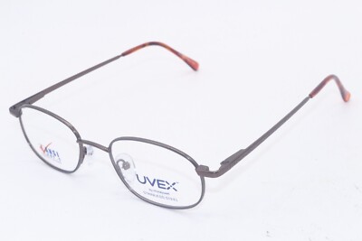 NEW UVEX BY HONEYWALL TR 301S GRA CS65 GUNMETAL HAVAN AUTHENTIC EYEGLASSES 50-19