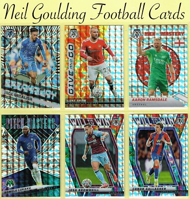 Panini Mosaic 2021-22   Premier League Soccer - Parallel Insert   Football Cards