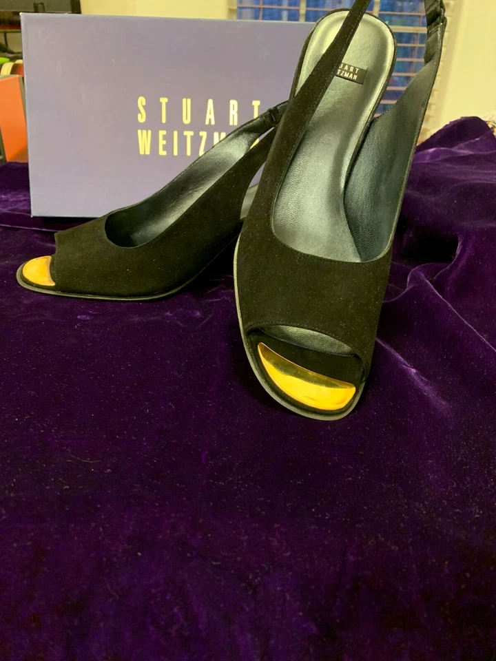 Stuart Weitzman NEW Sling Back Heels BEAUTIFUL and Comfortable w/Box - Image 3 of 4