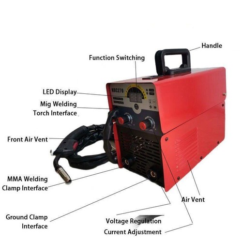 Mig Tig Arc Welder Airless Two-protection Welding Machine Home Non-gas - Picture 4 of 8