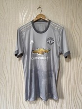MANCHESTER UNITED 2017 2018 THIRD FOOTBALL SHIRT SOCCER JERSEY ADIDAS sz 8 MEN P