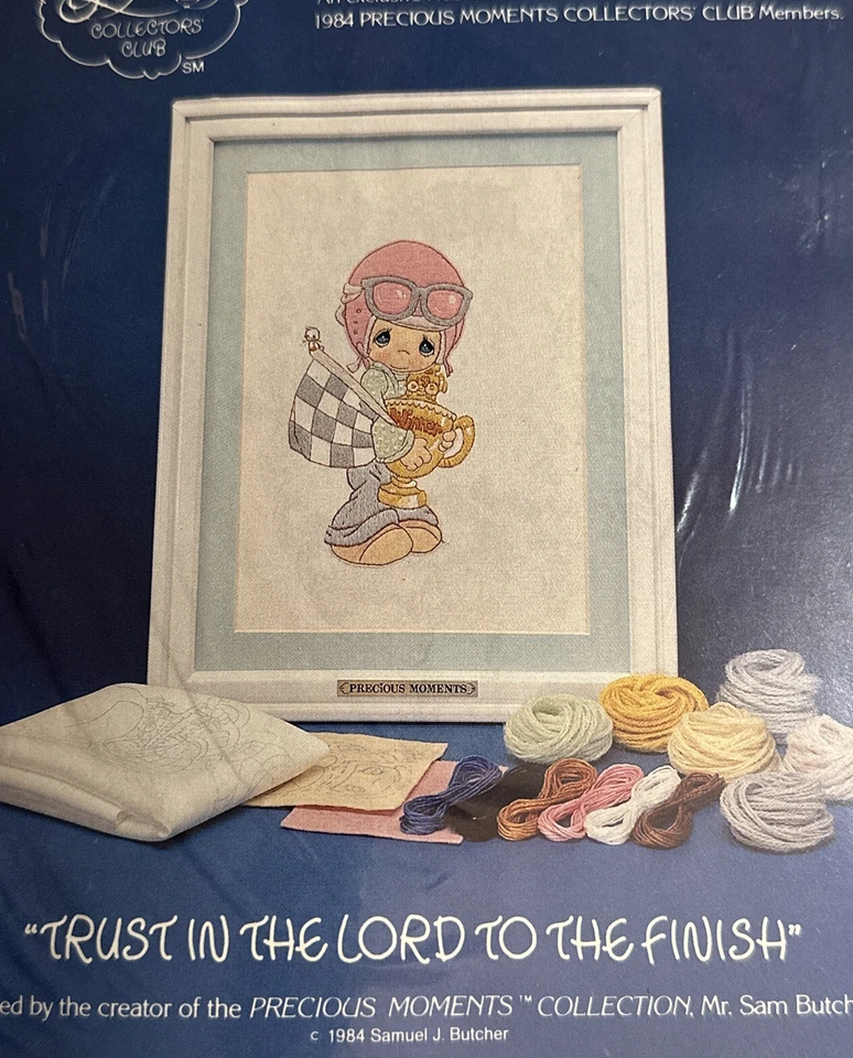 KIT DE COSTURA MOMENTOS PRECIOSOS "CONFÍA EN EL SEÑOR HASTA EL FINAL" De colección Nuevo Foto 2 de 4
