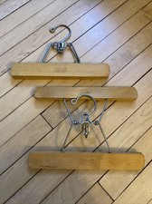 Vintage Setwell Wooden Clamp Pants hanger, clamp style, Mid-Century - Lot 2