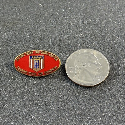 Jacobs Creek Job Corps Center Training Youth Gold Tone Pin Pinback #48691