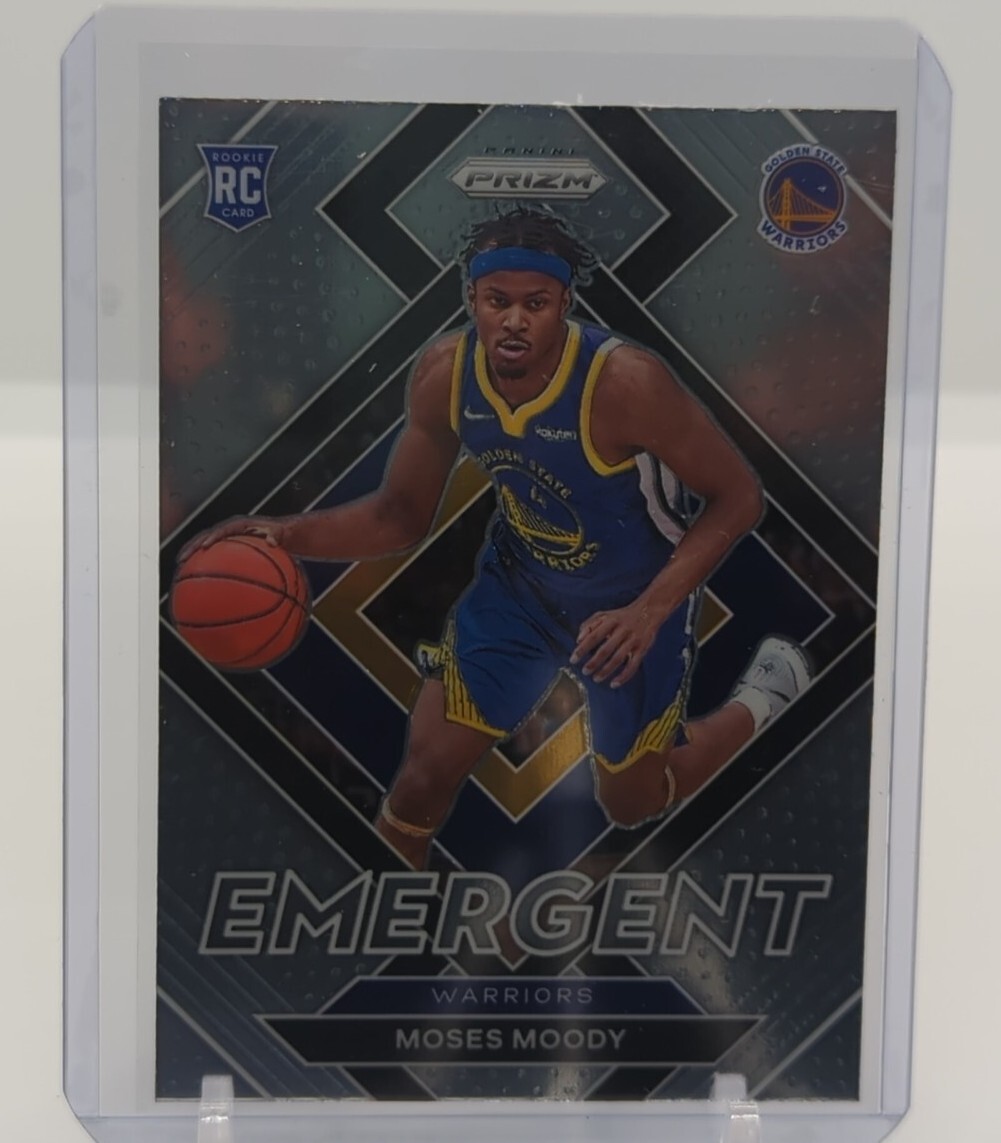 MOSES MOODY 2021-22 PANINI PRIZM BASKETBALL EMERGENT RC ROOKIE #16