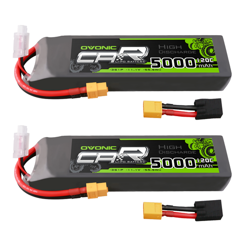 OVONIC 3S Lipo 5500mAh 50C 11.1V Lipo avec Prise en T de Style Dean