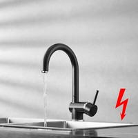 Niederdruck KüChenarmatur Einhebelmischer SpüLe Wasserhahn KüChe Schwarz