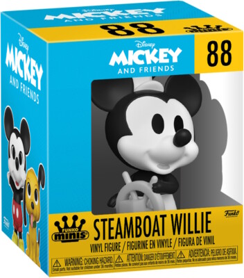 Disney Mickey and Frinds - Steamboat Willie 88 - Funko Minis Vynl Disney Mickey and Frinds - Steamboat Willie 88 - Funko Minis Vynl