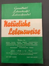 Buch Natürliche Lebensweise Gesundheit, Lebenskraft, Lebensfreude