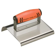 Kraft Tool Two Radius Concrete Edger Stainless Steel 